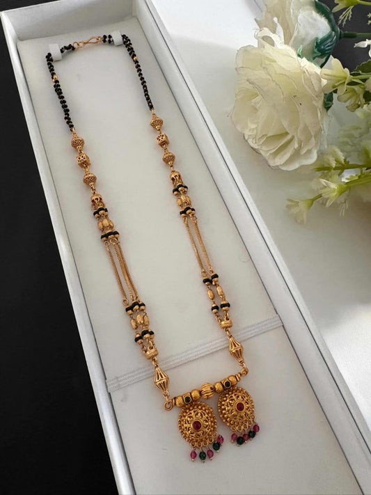 Matte Short Mangalsutra – 20 inch