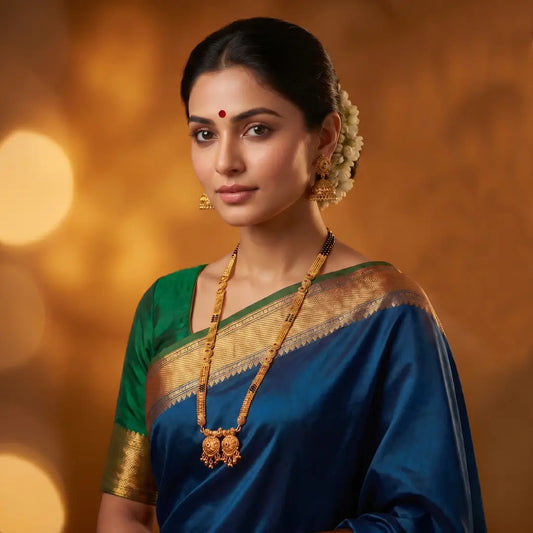 1 Gram - Matte Patti Mangalsutra, 36 Inch
