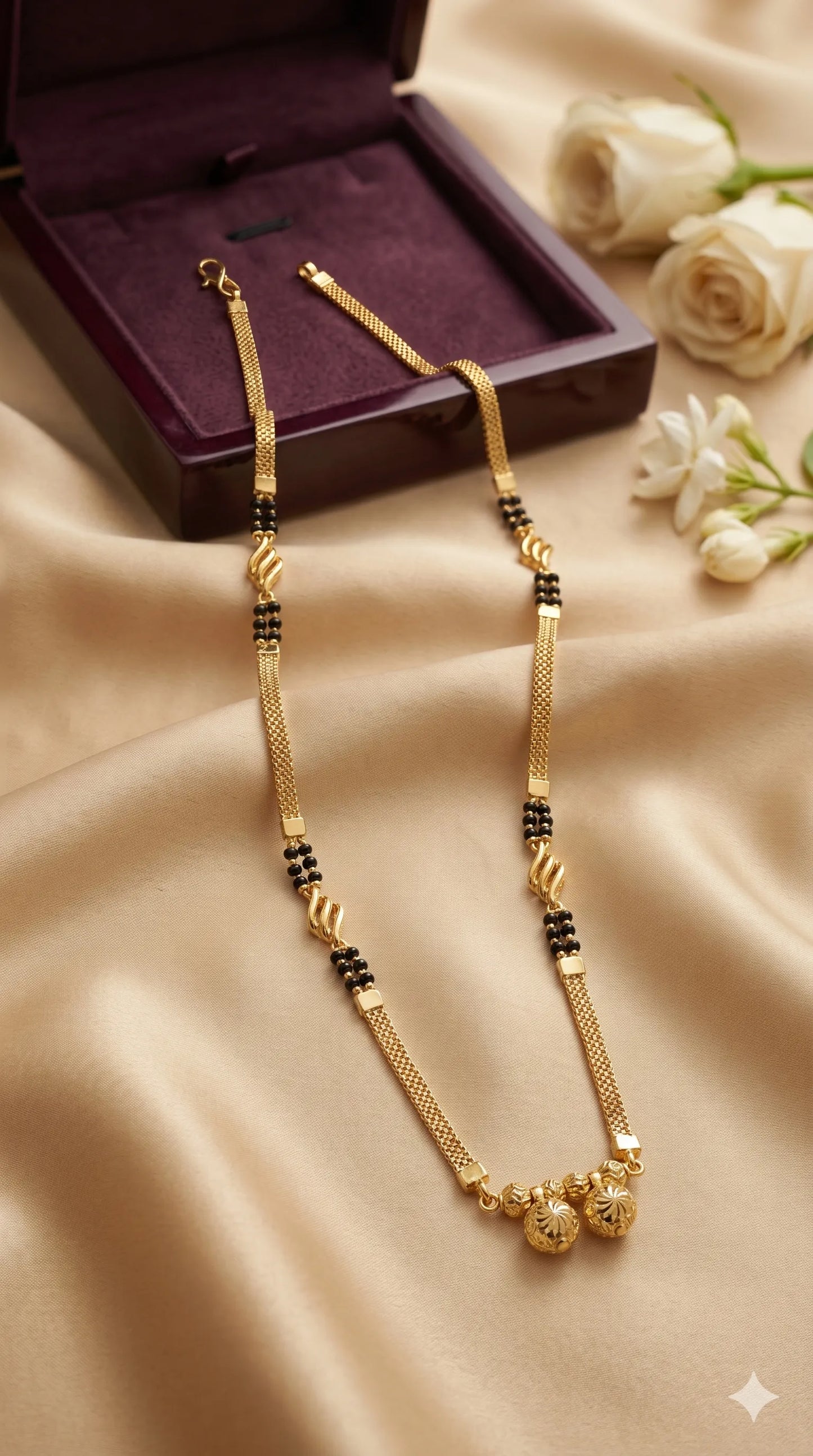 1 GM Short Mangalsutra – 20 inch