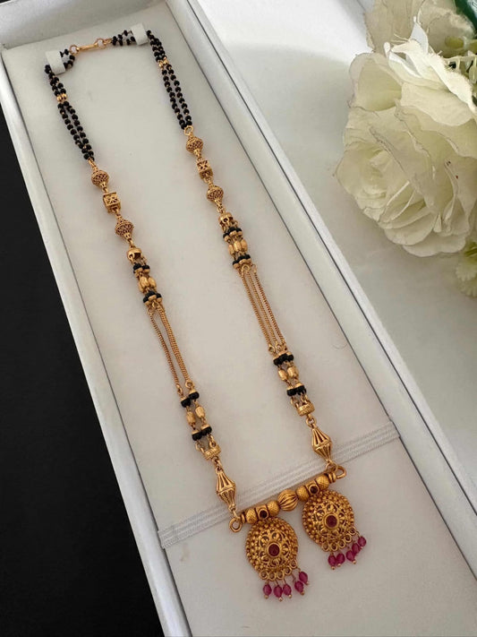 Matte Short Mangalsutra – 20 inch