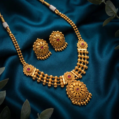 1 Gram Matte Polish Necklace - Free size