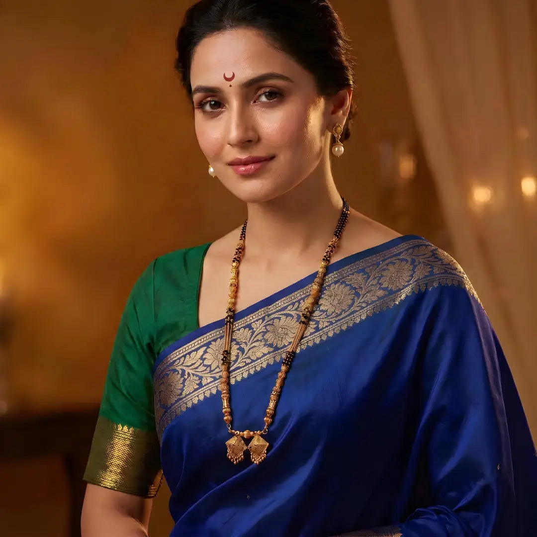 Matte Long Mangalsutra - 36“ inch Premium