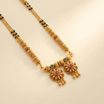 Matte Long Mangalsutra (New Design) - 36“ inch