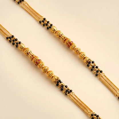 Matte Long Mangalsutra - 36“ inch Premium