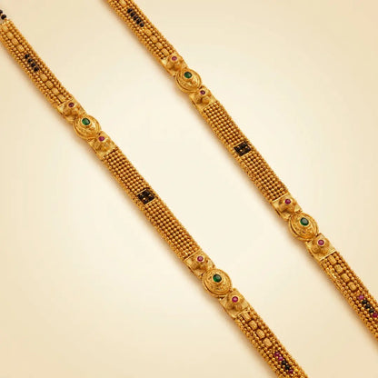1 Gram - Matte Patti Mangalsutra, 36 Inch