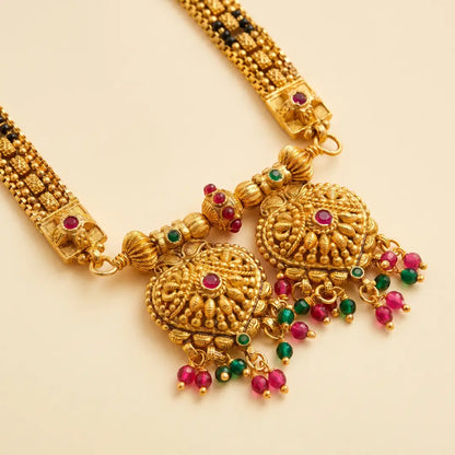 1 Gram - Matte Patti Mangalsutra, 36 Inch