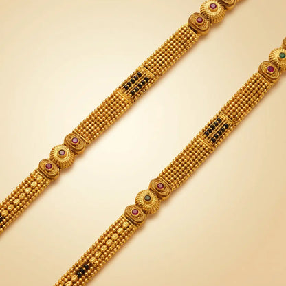 1 Gram - Matte Patti Mangalsutra, 36 Inch