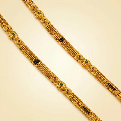 1 Gram - Matte Patti Mangalsutra, 36 Inch