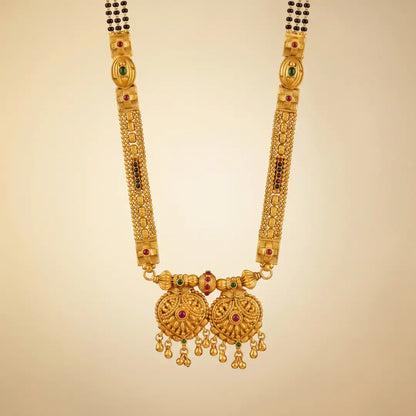 1 Gram - Matte Patti Mangalsutra, 36 Inch