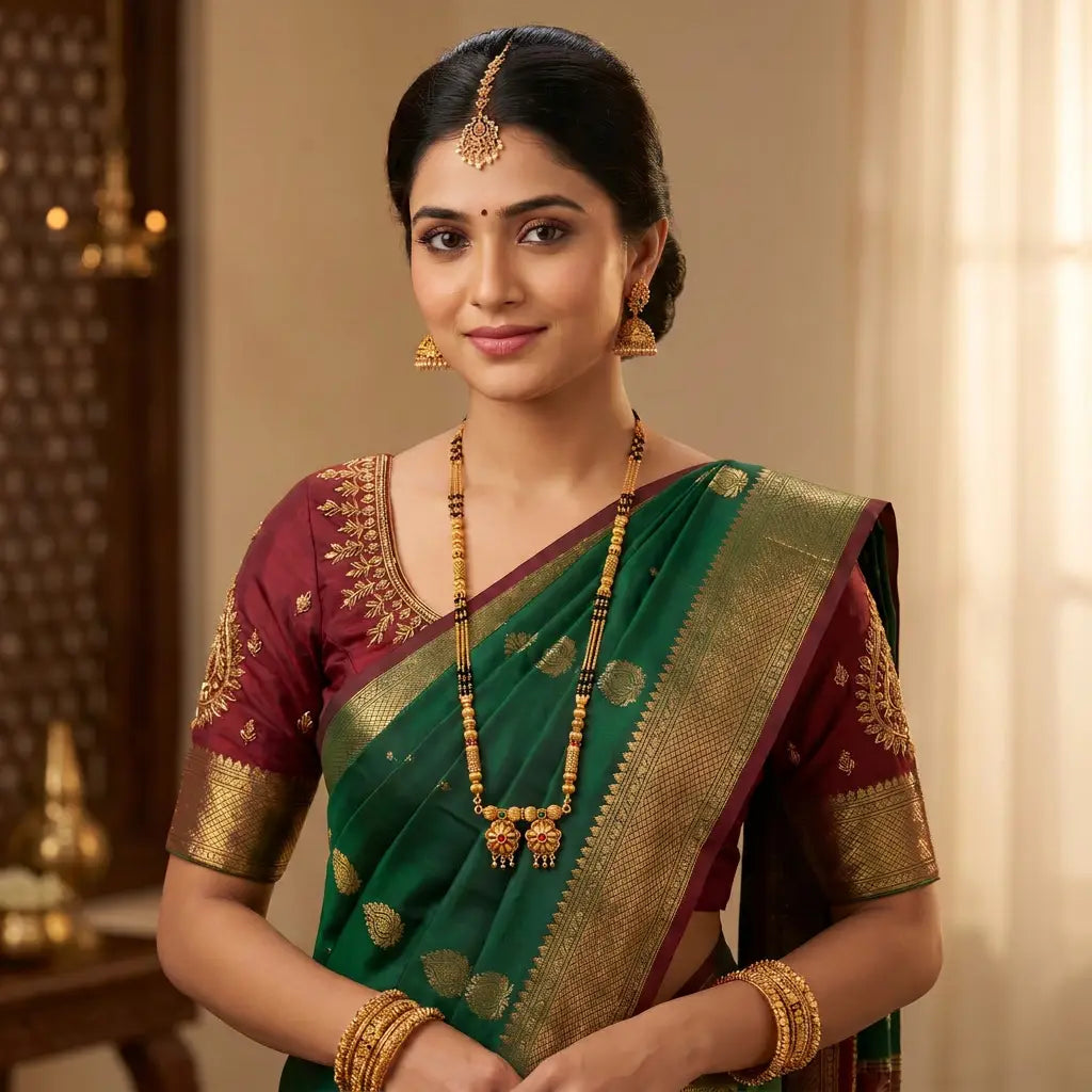 Matte Long Mangalsutra (New Design) - 36“ inch